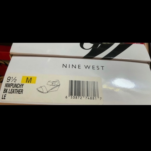 Black Nine West Wedges - Picture 8 of 8